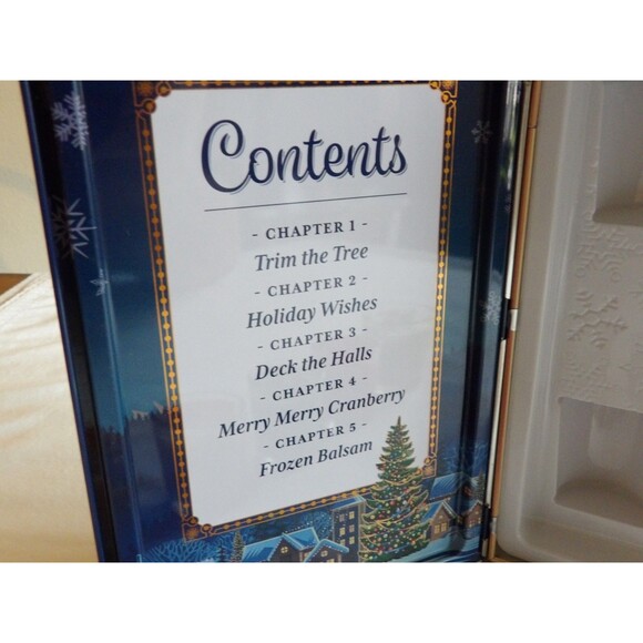 HOMEWORX by Harry Slatkin "Winter Wonderland" Book Tin set of 5 Scented Candles - Picture 14 of 16